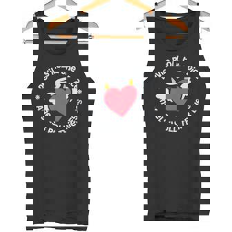 DEVIL DICE QUOTES HALLOWEEN DOODLE DEVIL ANGEL CUTE Tank Top - Monsterry