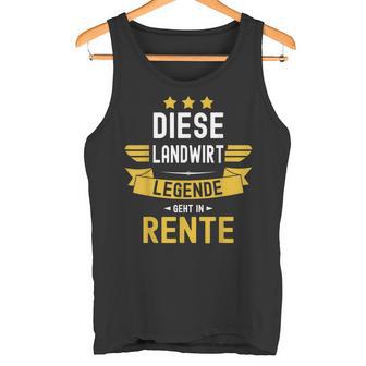 Die Legende Geht In Rente Geht In Tank Top - Geschenkecke