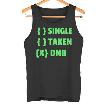 Drum And Bass Single Taken Dnb Drum & Bass Tank Top - Geschenkecke