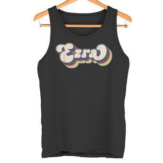 Ezra Name Personalised Surname First Name Ezra Tank Top - Geschenkecke