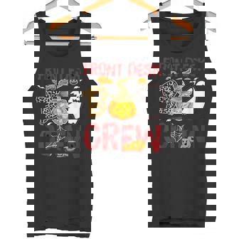 Front Desk Boo Crew Halloween Concierge Costume Tank Top - Monsterry