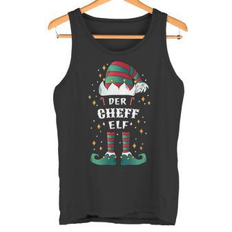 Elf Christmas Ich Bin Der Chef Elf Tank Top - Geschenkecke