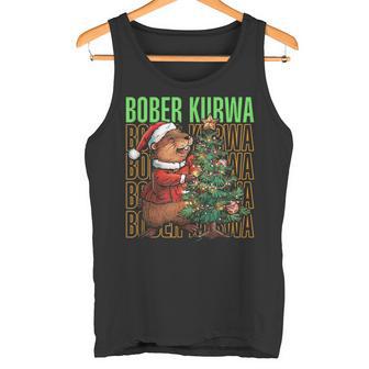 Polish Meme Christmas Bobr Kurwa Bober Bobr Tank Top - Geschenkecke