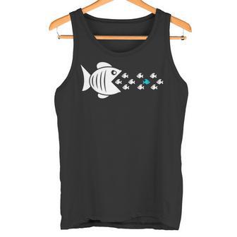 Gegen Den Strom Schwimmen Tank Top - Geschenkecke