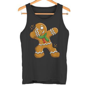 Gentle Gingerbread Man Christmas Dab Tank Top - Geschenkecke