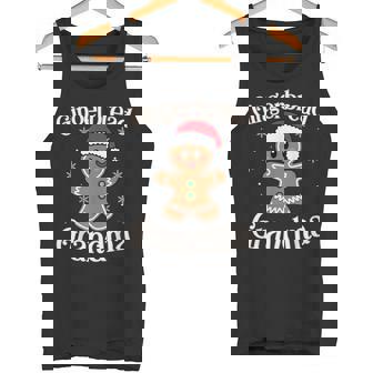 Gingerbread Grandma Christmas Holiday Cheer Festive Tank Top - Monsterry
