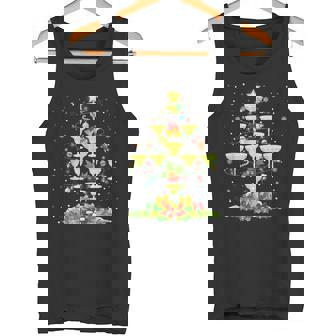 Glasses Of Margarita Christmas Tree Lights Ornaments Xmas Tank Top - Monsterry