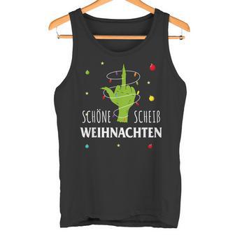 Grumpy Schöne Scheiß Weihnachten Xmas Hate Bad Mood Christmas Tank Top - Geschenkecke