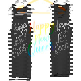 Happy New Year Eve Queer Gay LGBT Years LGBTQ Tank Top Tank Top - Monsterry