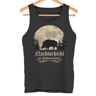 Hunter Wild Boar Keiler Wildsau Slogan Idea Tank Top - Geschenkecke