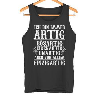 Ich Bin Immer Ar Tank Top - Geschenkecke