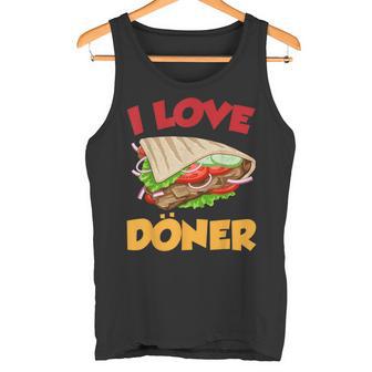 Ich Liebe Döner Kebab Fleisch Döner Tank Top - Geschenkecke