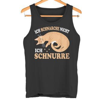 Ich Schnarche Nicht Ich Schnurre Katzen Official Sleep Tank Top - Geschenkecke