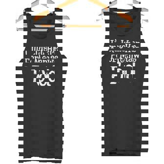 I'm Just Here For Meemaws Food Thanksgiving Christmas Tank Top - Monsterry