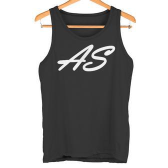 As Initials First Name A Last Name S All Names With A Tank Top - Geschenkecke