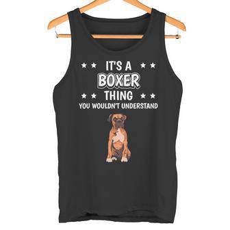 Ist So Ein Boxer Ding Lustiger Spruch Boxer Tank Top - Geschenkecke