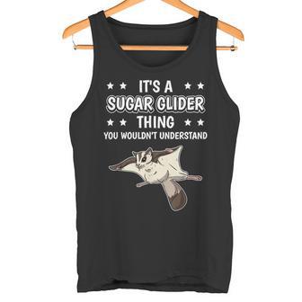 Ist So Ein Kurzkopfgleitbeutler Ding Spruch Sugar Glider Tank Top - Geschenkecke