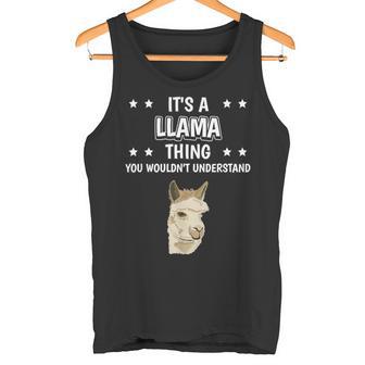 Ist So Ein Lama Ding Lustiger Spruch Lamas Tank Top - Geschenkecke