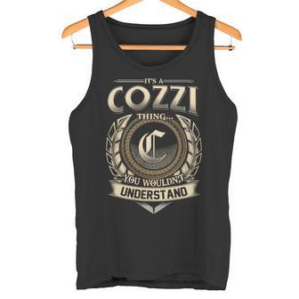 It's A Cozzi Thing You Wouldn't Understand Name Vintage Tank Top - Thegiftio UK