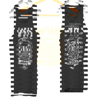 It's A Wind Thing You Wouldn't Understand Name Vintage Tank Top - Thegiftio
