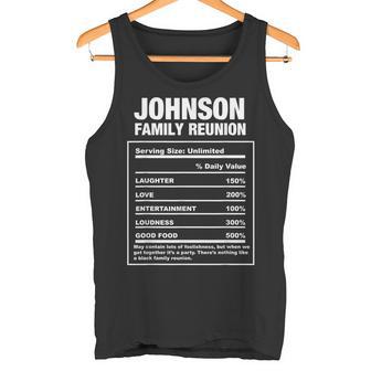 Johnson Familientreffen Nachname Afrikanischer Amerikanischer Nachname Tank Top - Geschenkecke