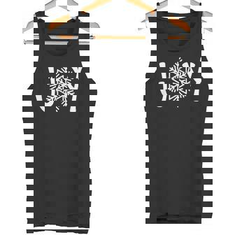 Joy Snowflake Christmas Tank Top - Monsterry