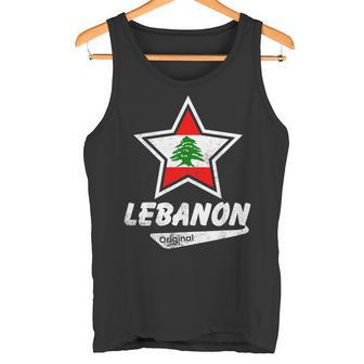 Lebanon Original Proud Lebanese Flag Lebanon Tank Top - Geschenkecke