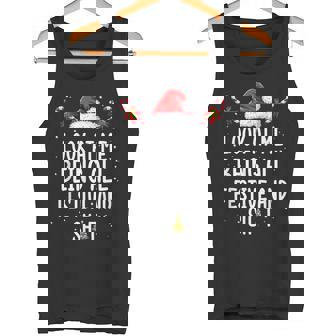 Look at Me Being All Festive and Shit Christmas Tree Tank Top - Monsterry