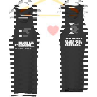 I Love Champagne For Sparking Wine Lovers And Drinkers Tank Top - Monsterry