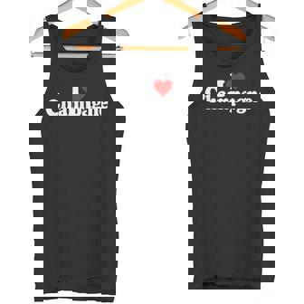 I LOVE HEART CHAMPAGNE FRANCE FRENCH SPARKLING WINE Tank Top - Monsterry