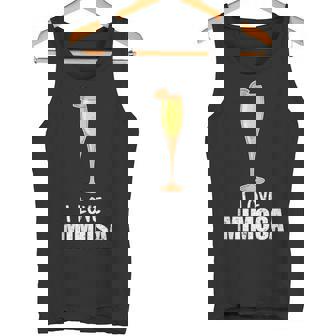 I Love Mimosa Cocktail Champagne Citrus Juice Drink Tank Top - Monsterry
