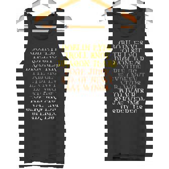 Magic Potion Ingredients Tank Top - Monsterry