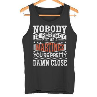 Matching Martinez Family Name Family Reunion Martinez Tank Top - Geschenkecke