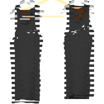 Migratory Birds Crane Bird Birds Flight Formation Tank Top - Monsterry