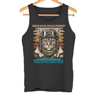 Mike Echo Oscar Whisky Wie Kopierst Du Over Catintage Tank Top - Geschenkecke