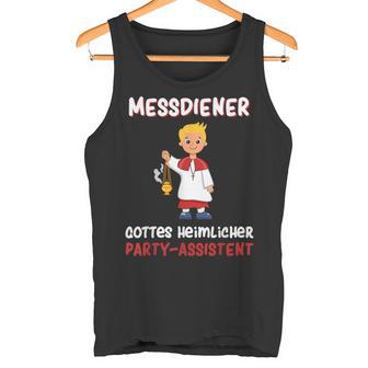 With Ministrant Sternsinger Ministranten Messdienerin Messdiener Tank Top - Geschenkecke