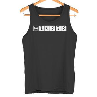 Mitsis Nachname Text Griechisch Geburtstag Oder Sport Griechenland Tank Top - Geschenkecke