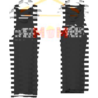 Movie Night Party Mom Movie Themed Birthday Party Matching Tank Top - Monsterry