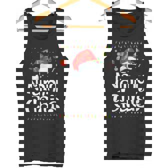 Nanny Claus Christmas Pajamas Santa T-Shirt Tank Top - Monsterry