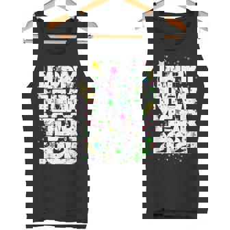 New Years Eve Party Supplies Kids NYE 2025 Happy New Year Tank Top - Monsterry