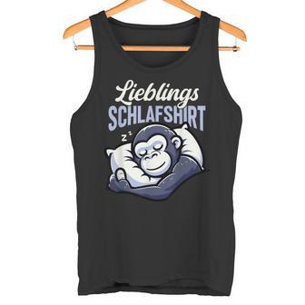 Offizielles Schlaf Gorilla Langschläfer Morgenmuffel Tank Top - Geschenkecke