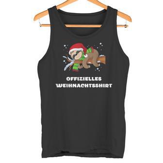 Offizielles Weihnachts Faultier Weihnachten Tank Top - Geschenkecke