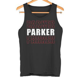 Parker Nachname Einzigartig Personalisierbar Tank Top - Geschenkecke