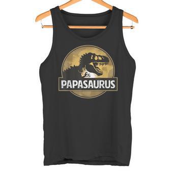 Père Fils Partenaire Papasaurus T-Rex Dinosaur Tank Top - Geschenkecke