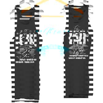 Personalized Kevin Christmas Forename Tank Top - Monsterry