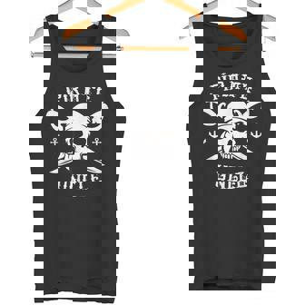 Pirate Uncle Family Halloween Holiday Costume Skull Tank Top - Monsterry