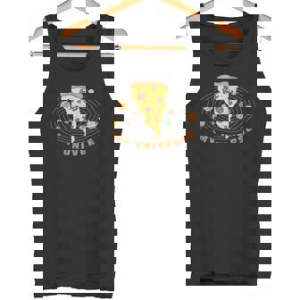 Pizza Lover Pizza Is My Universe Space And Pizza Tank Top - Monsterry