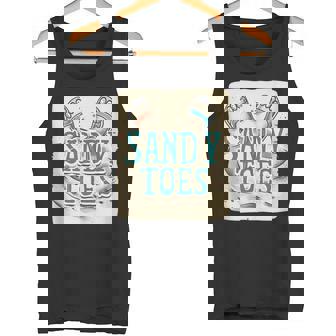 Pretty Funny Sandals At The Beach For Sandy Toes In Summer Tank Top Tank Top - Monsterry