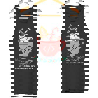 Programmer Christmas Holiday Cheer And Code Reviews Xmas Tank Top Tank Top - Monsterry