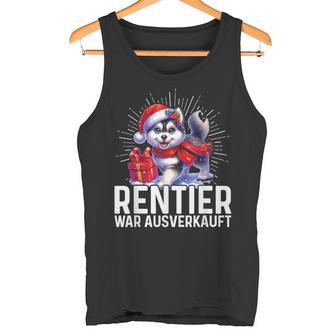 Reindeer War Ausverkauft Weihnachten Husky Fest Slogan Tank Top - Geschenkecke